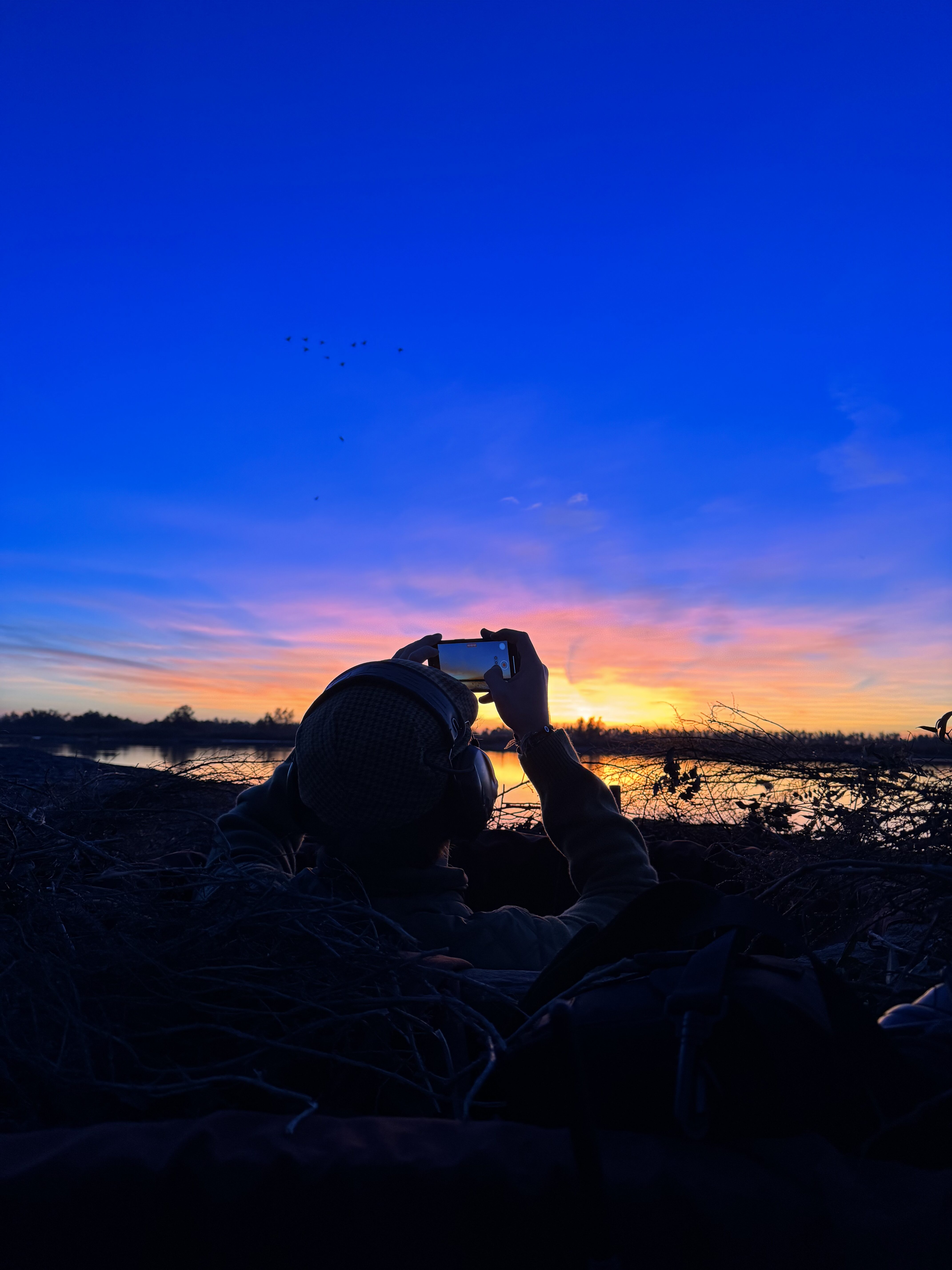 Caccia fotografica in botte